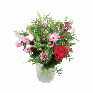 Boeket roze rood