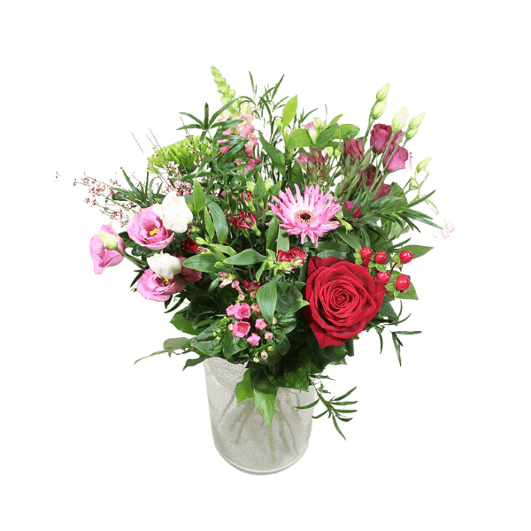 Boeket roze rood