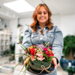 Bloemen taart