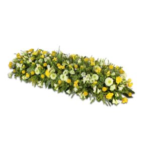 Kist bedekking freesia geel wit