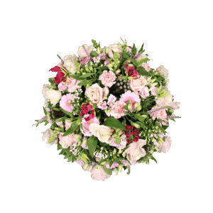 Biedermeier gemengd roze