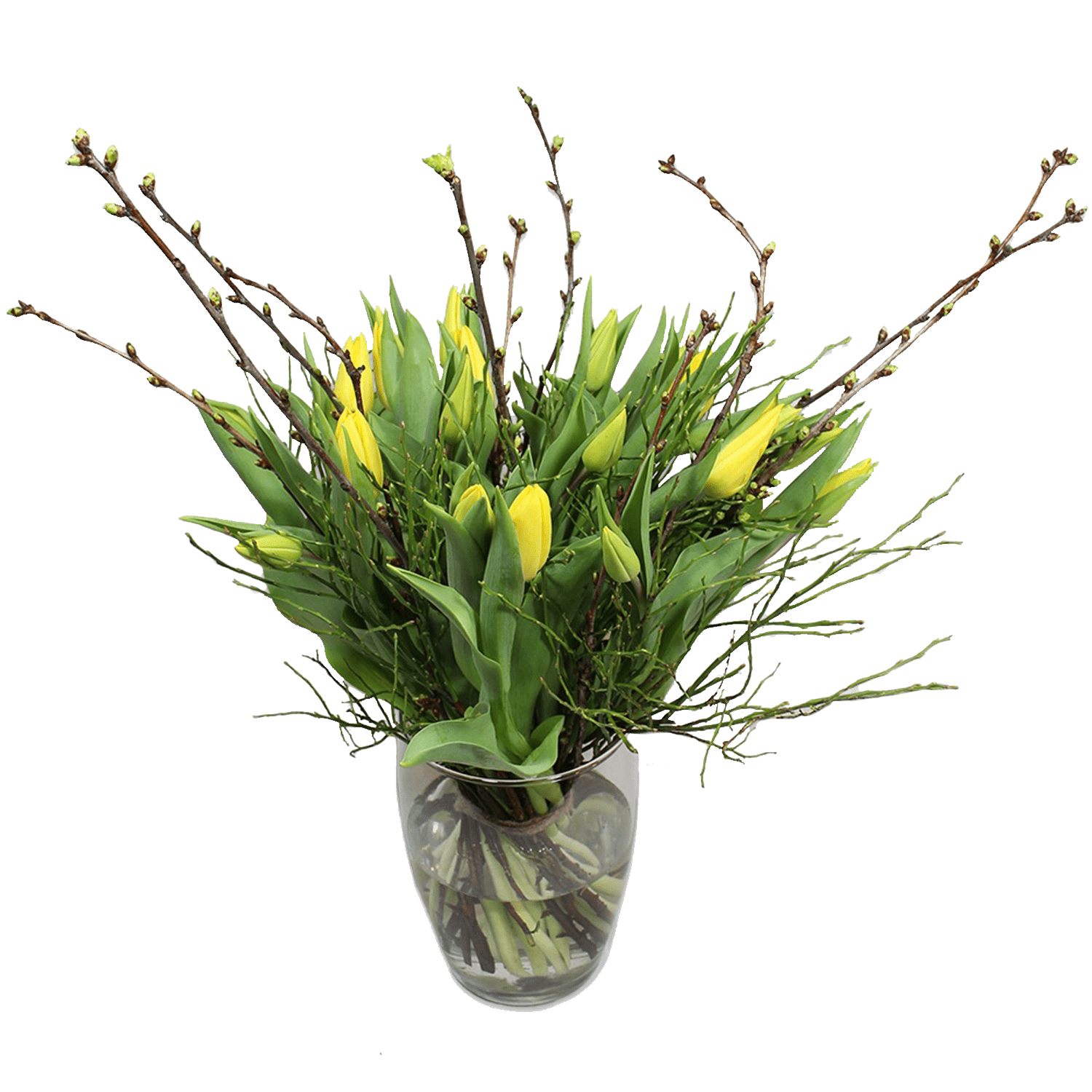 Tulpen boeket geel